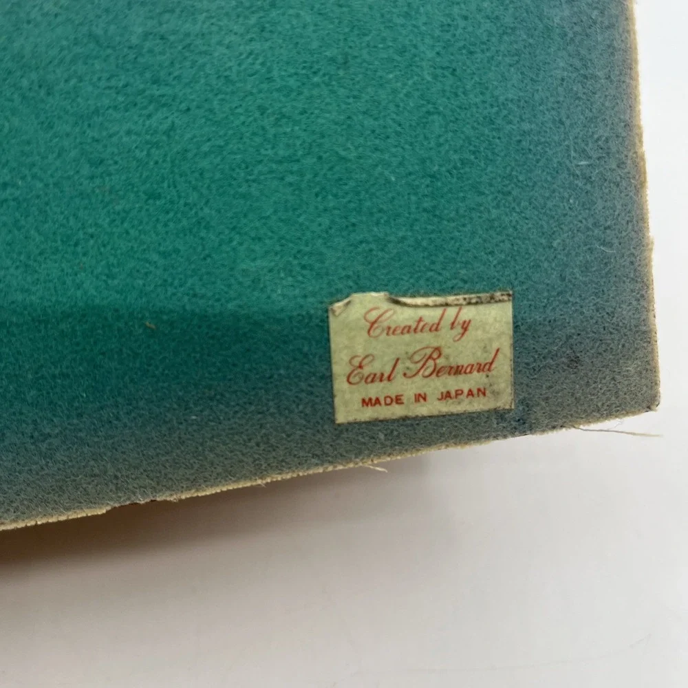 MCM‎ Kitschy Desk Organizer 1950's Wood Earl Bernard Japan Odd Couple